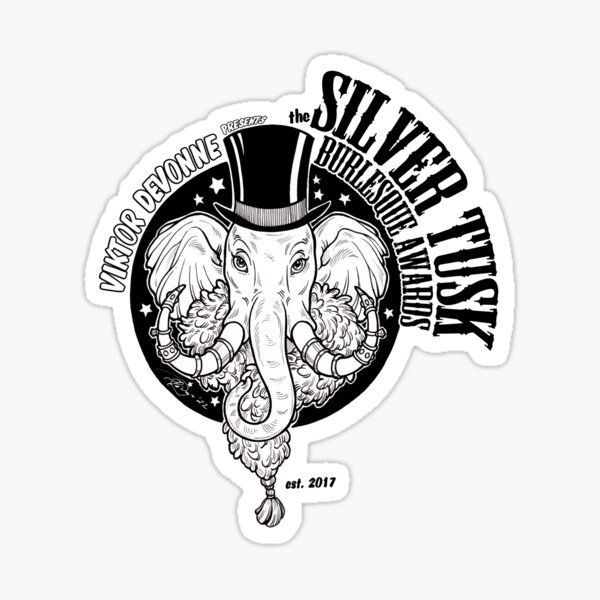 Silver Tusk Awards logo shirt Sticker