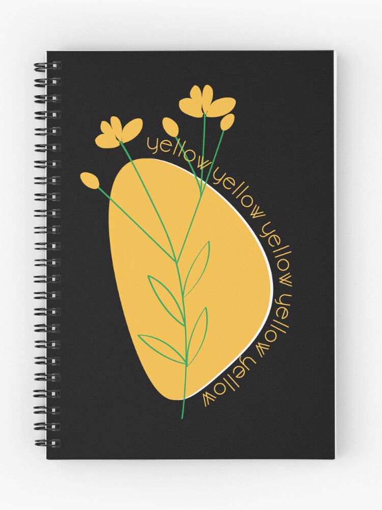 Thumbnail 1 of 3, Journal, Yellow Abstract designed and sold by EMMA0453.