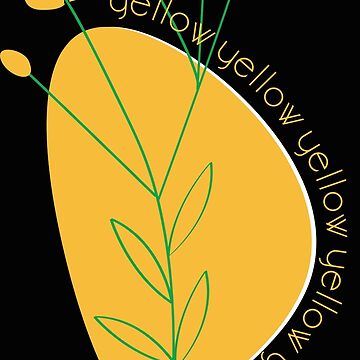Artwork thumbnail, Yellow Abstract by EMMA0453