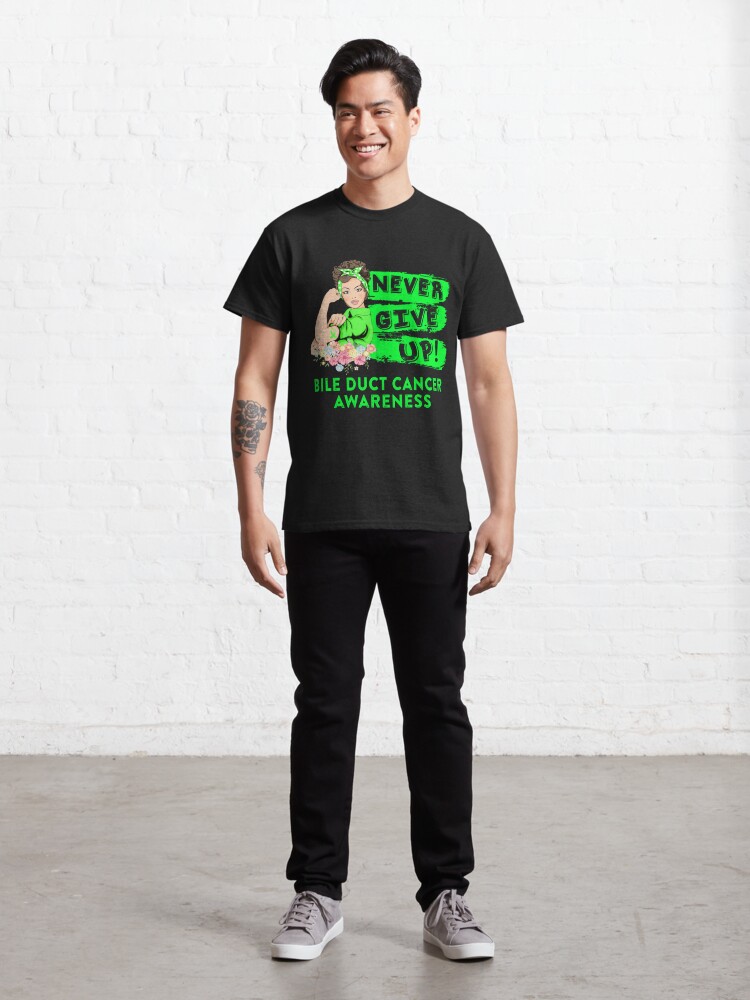 Discover Bile Duct Cancer Warrior - Never Give Up! - Support Bile Duct CancerT-Shirt