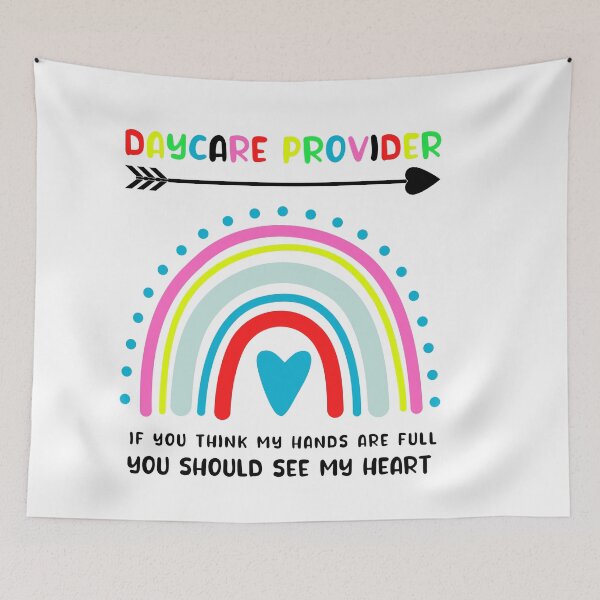 Item preview, daycare provider childcare pre-k teacher appreciation designed and sold by POPLIN ⭐ ⭐ ⭐ ⭐ ⭐.