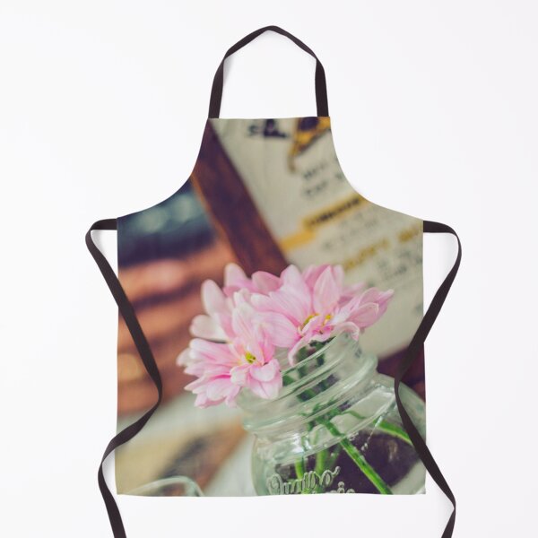 Item preview, Vintage Pink Flower Arrangements in Glass Jar designed and sold by MyArt23.