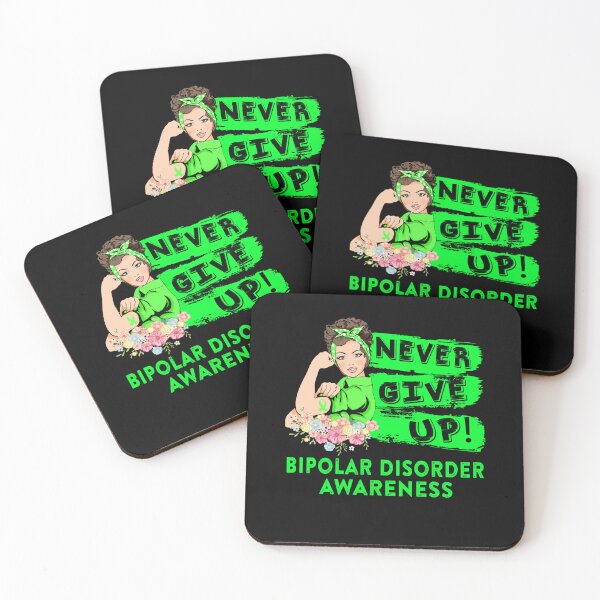 Item preview, Bipolar Disorder Warrior - Never Give Up! - Support Bipolar Disorder Warrior Gifts designed and sold by whlrcheryl.