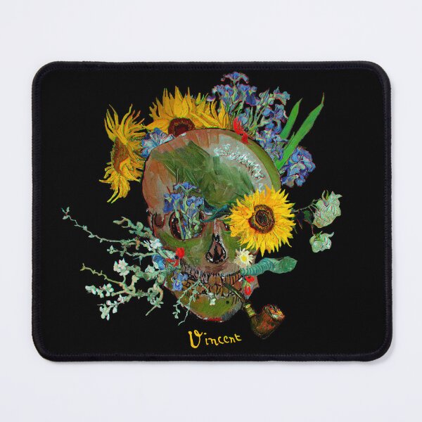 Item preview, Van Gogh - Skull with flowers designed and sold by ArtOfSilentium.