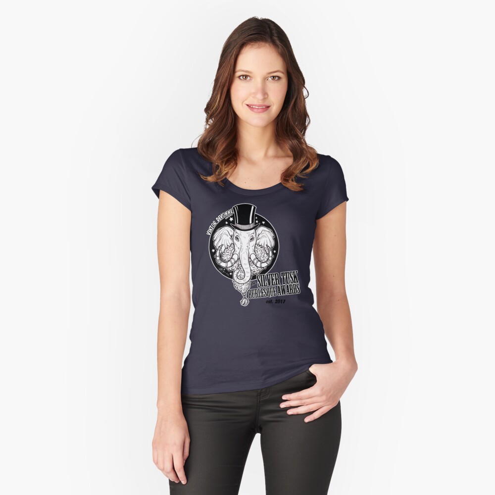 Item preview, Fitted Scoop T-Shirt designed and sold by weburlesque.