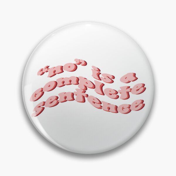 Item preview, No is a complete sentence designed and sold by Lauren Cuppy.