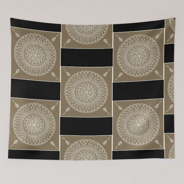 Item preview, Ecru Mandala  designed and sold by MrsHeath66293.