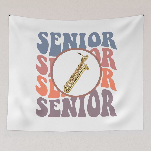 Item preview, Marching Band Senior - Baritone Saxophone designed and sold by BandMomDesigns.