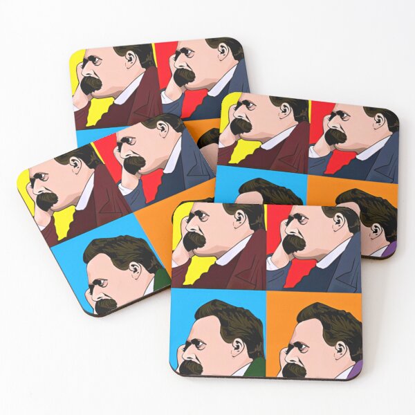Item preview, Friedrich Nietzsche pop art designed and sold by deztees.
