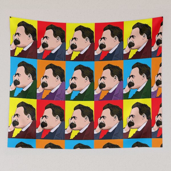 Item preview, Friedrich Nietzsche pop art designed and sold by deztees.