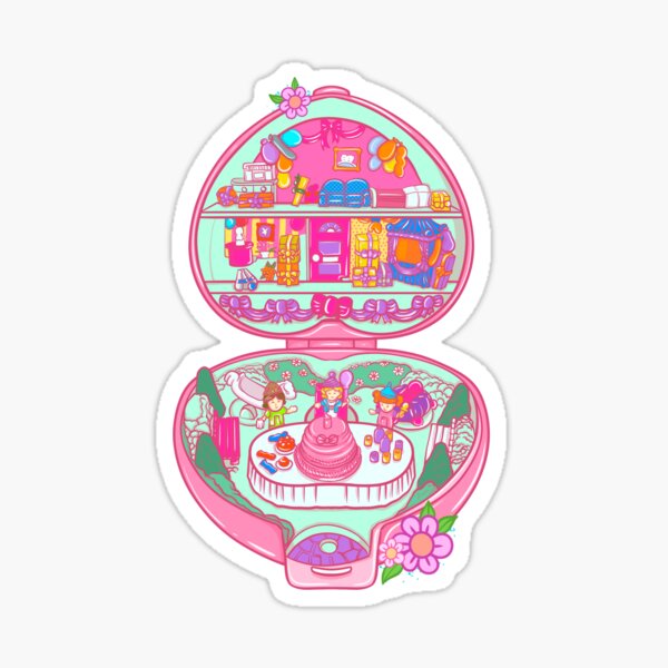 Vista previa del artículo con la obra «Fiesta de feliz cumpleaños de Polly», diseñado y vendido por Eyeballkid-.
