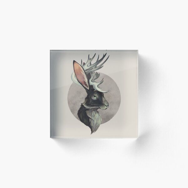 Jackalope Acrylic Block