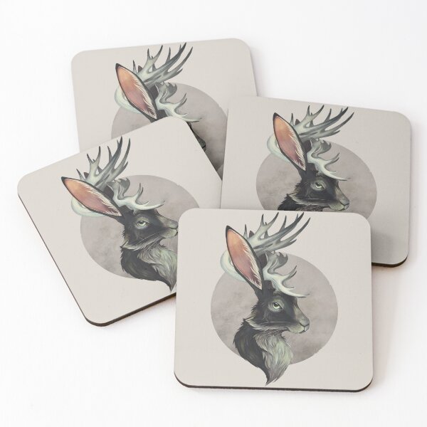 Jackalope Coasters (Set of 4)