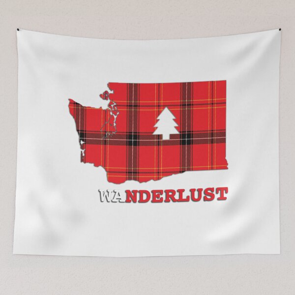 Item preview, WAnderlust (Red Plaid) designed and sold by jamienathan.