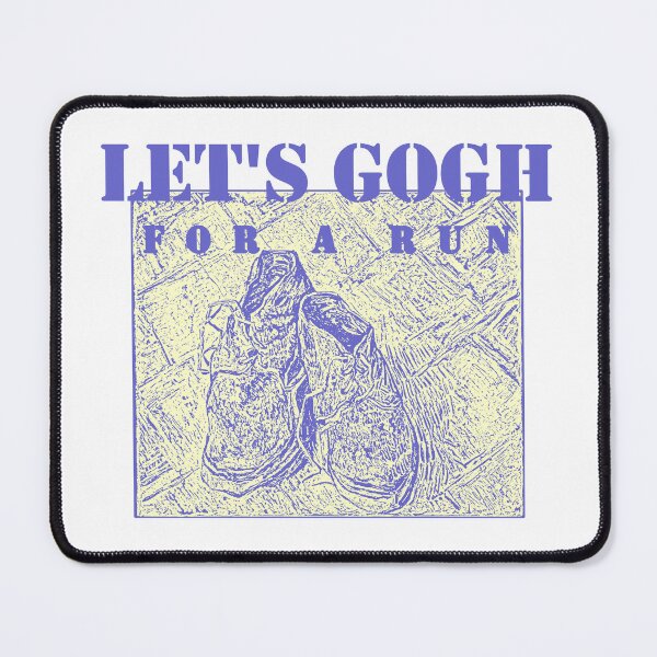 Item preview, "Let's Gogh For A Run" Pun designed and sold by BReinbold.