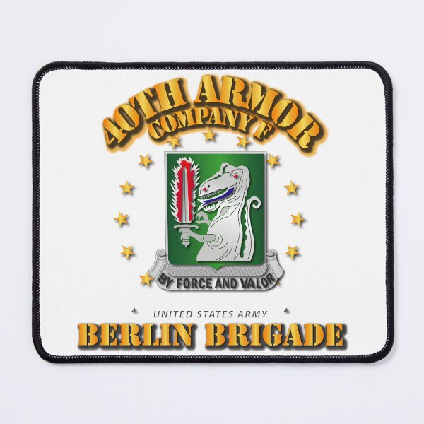 Item preview, Army - Company F 40th Armor - Berlin Brigade designed and sold by Military Insignia Products.