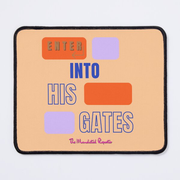 Item preview, ENTER into His Gates - Peach designed and sold by TheReporter1.