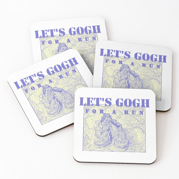 Item preview, "Let's Gogh For A Run" Pun designed and sold by BReinbold.