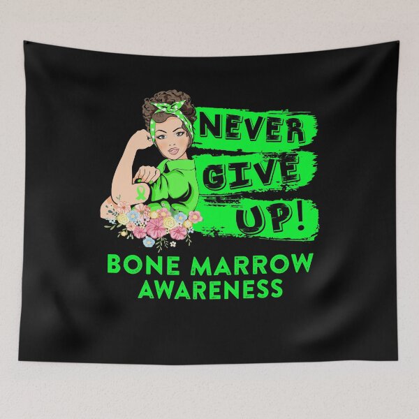 Item preview, Bone Marrow Warrior - Never Give Up! - Support Bone Marrow Warrior Gifts designed and sold by whlrcheryl.