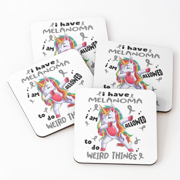 Item preview, Melanoma Awareness Funny I have Melanoma i'm allowed to do Weird Things! designed and sold by JanetShop809.