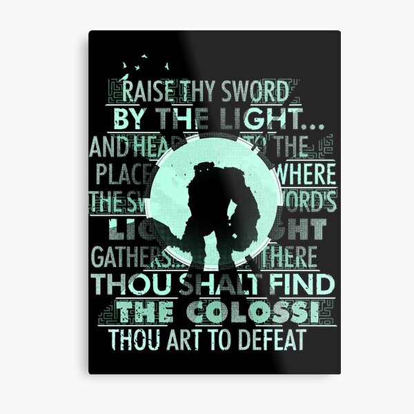 Shadow Of The Colossus Posters Online - Shop Unique Metal Prints