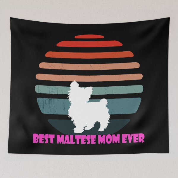 Item preview, best maltsese mom  ever tshirt ,best maltese mom ever hat, best maltese mom ever phone cases, best maltese mom ever sticker, best maltese Mom ever shirt for baby designed and sold by Poussyarts.