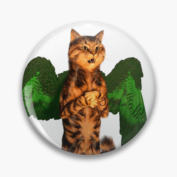 Item preview, Winged Cat Wingcat  designed and sold by BrushSong.