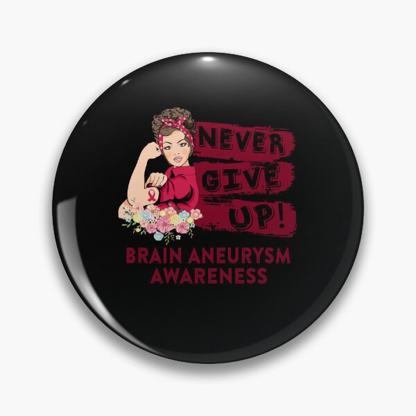 Item preview, Brain Aneurysm Warrior - Never Give Up! - Support Brain Aneurysm Warrior Gifts designed and sold by whlrcheryl.