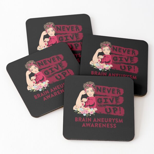 Item preview, Brain Aneurysm Warrior - Never Give Up! - Support Brain Aneurysm Warrior Gifts designed and sold by whlrcheryl.