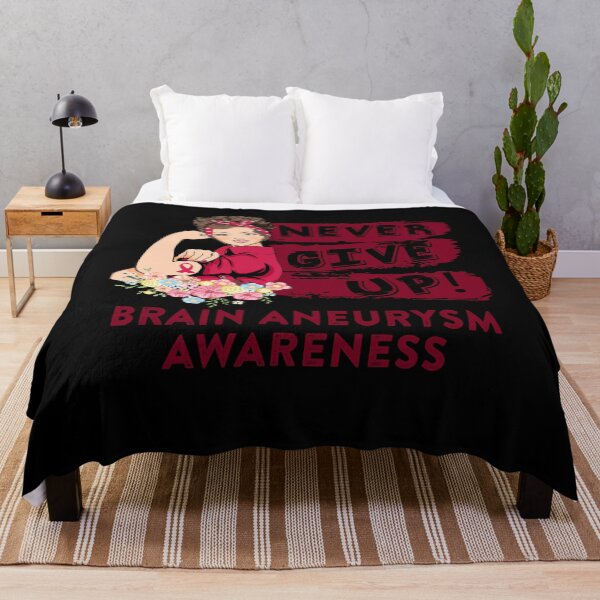 Item preview, Brain Aneurysm Warrior - Never Give Up! - Support Brain Aneurysm Warrior Gifts designed and sold by whlrcheryl.