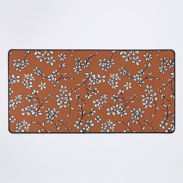 Item preview, Brown & White Ditsy Floral designed and sold by StudioPosies.