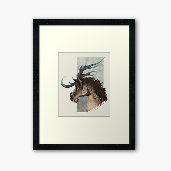 Kirin Bust Framed Art Print