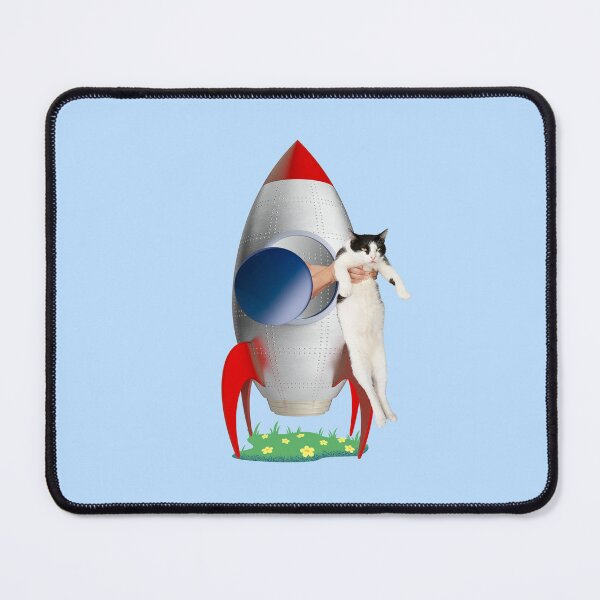 Item preview, Cats Not Allowed In Rocket (Tuxedo Kitty) designed and sold by leBoosh-Designs.