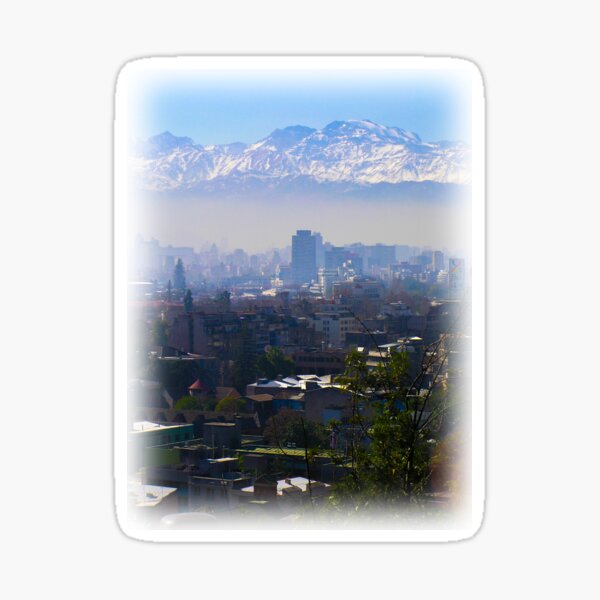Artikel-Vorschau von Santiago, Chile, Stadtbild, designt und verkauft von indiafrankk.