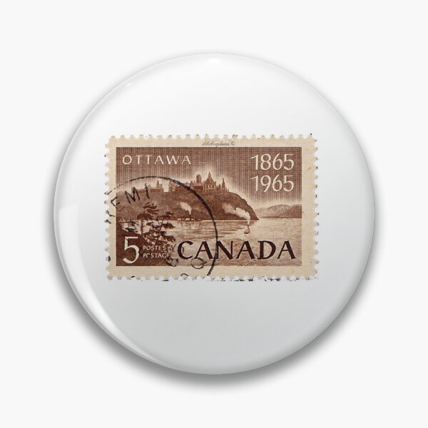 Item preview, canada vintage stamp 1865 designed and sold by ONPINI.