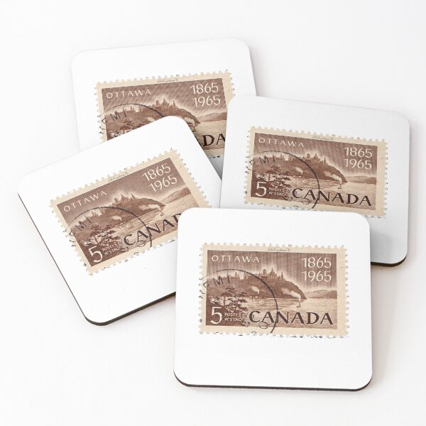 Item preview, canada vintage stamp 1865 designed and sold by ONPINI.