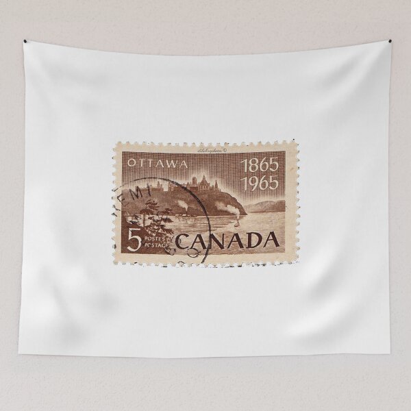 Item preview, canada vintage stamp 1865 designed and sold by ONPINI.
