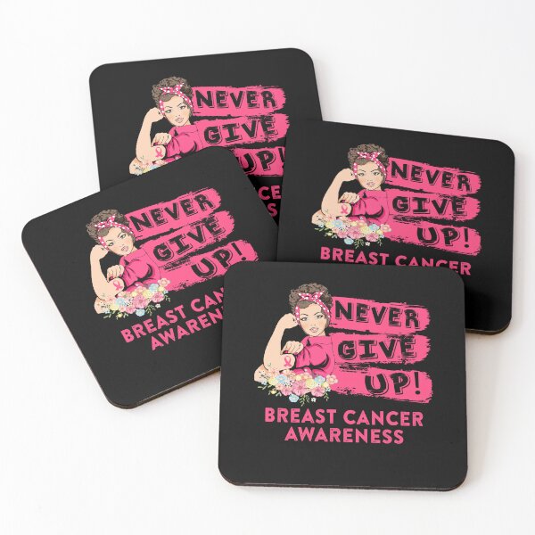Item preview, Breast Cancer Warrior - Never Give Up! - Support Breast Cancer Warrior Gifts designed and sold by whlrcheryl.
