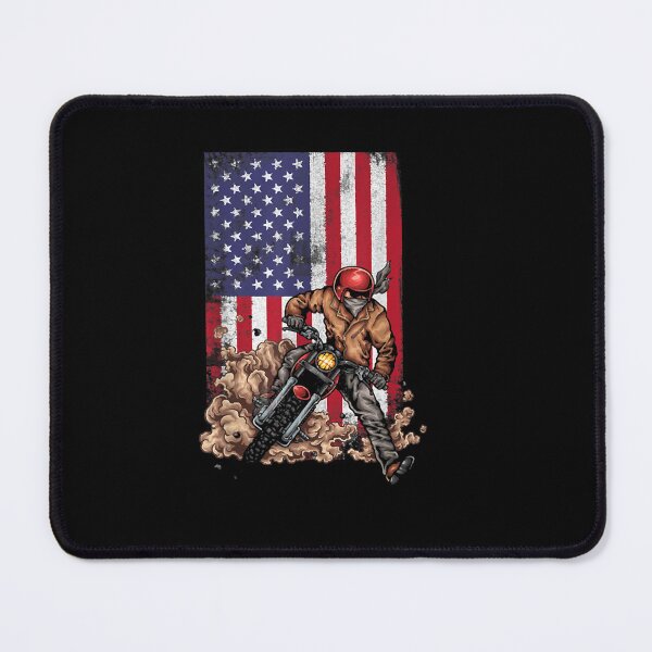 Item preview, Dirt Bike Patriot Biker American Flag, USA Motorcycle Racing designed and sold by Sarena84.