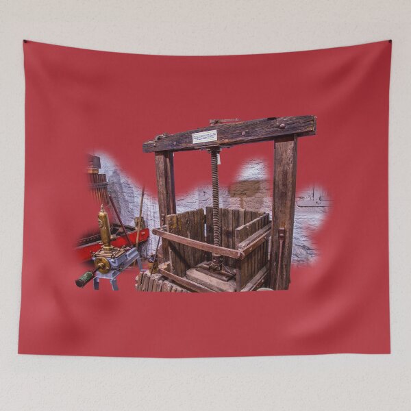 Item preview, Grape press, Sevenhill winery designed and sold by indiafrankk.