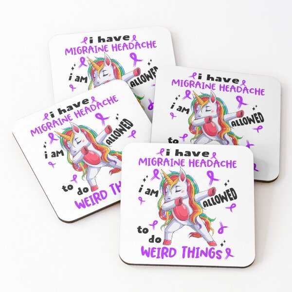 Item preview, Migraine Headache Awareness Funny I have Migraine Headache i'm allowed to do Weird Things! designed and sold by JanetShop809.