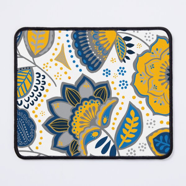 Item preview, blue and gold garden designed and sold by briegot.