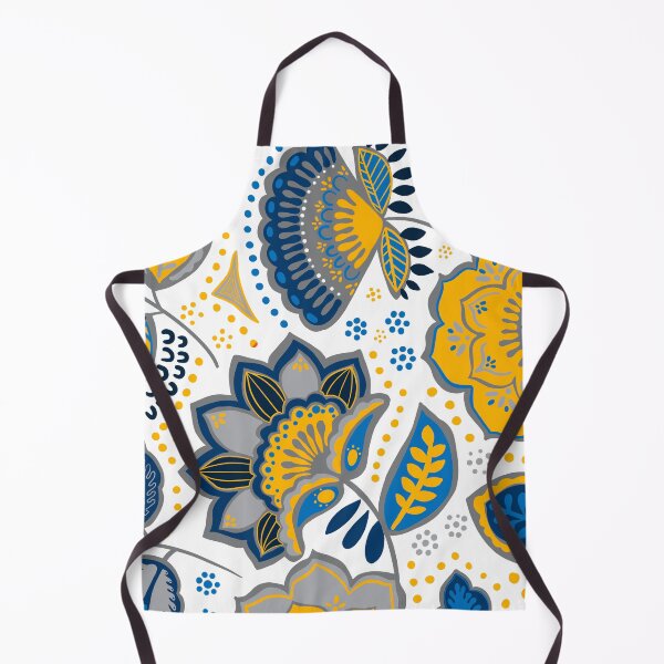 Item preview, blue and gold garden designed and sold by briegot.