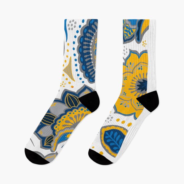 Item preview, blue and gold garden designed and sold by briegot.