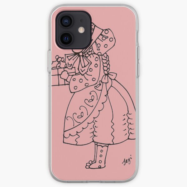 Little bonnet girl iPhone Soft Case