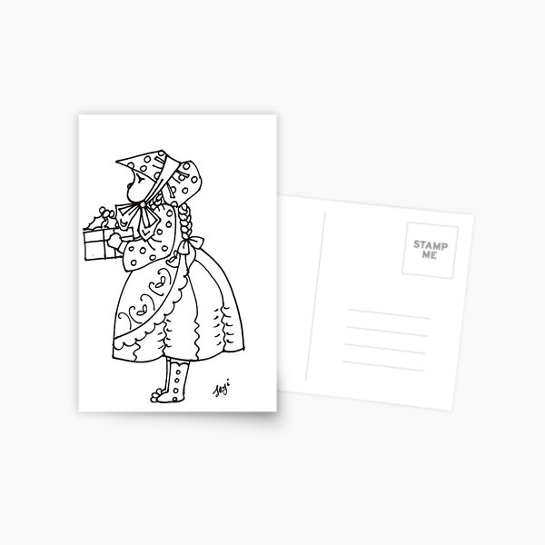 Little bonnet girl Postcard