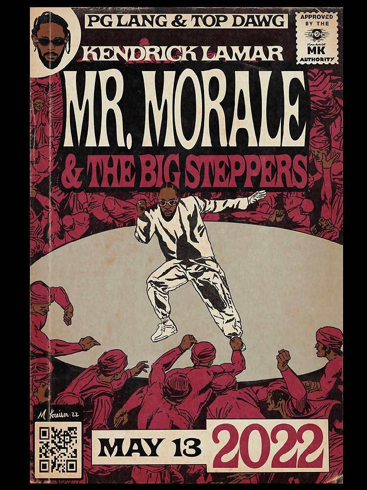 Kendrick-Lamar Mr Morale Vintage Poster