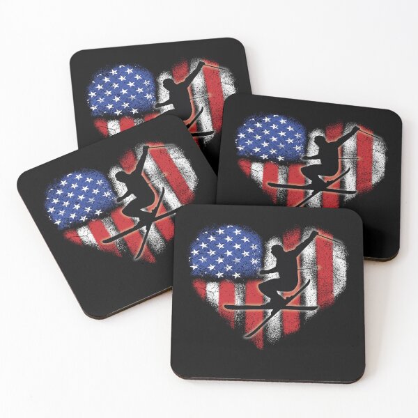 Item preview, I Love Skiing USA designed and sold by GreatWest.