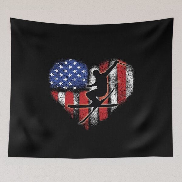 Item preview, I Love Skiing USA designed and sold by GreatWest.