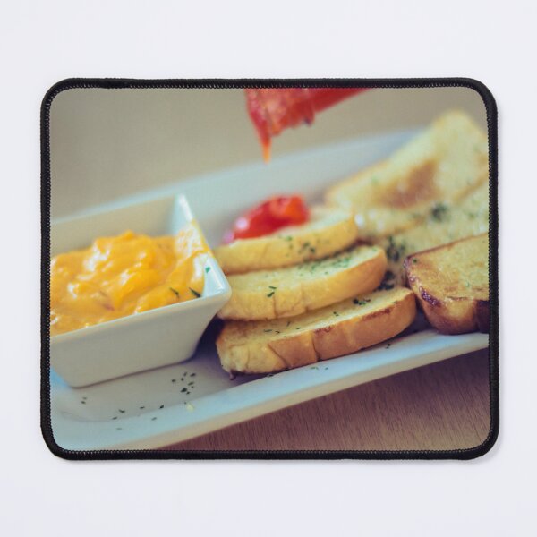 Item preview, Breakfast meal, Garlic Bread and Cream Cheese With Chilli Sauce designed and sold by MyArt23.